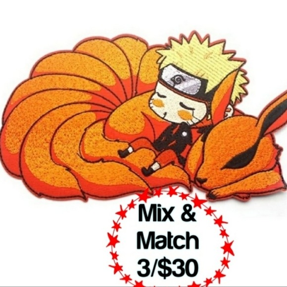 Other - 🔹️Naruto & Kuruma Orange Iron On Patch